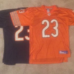 Two Authentic NFL Reebok Bears Jersey Devin Hester